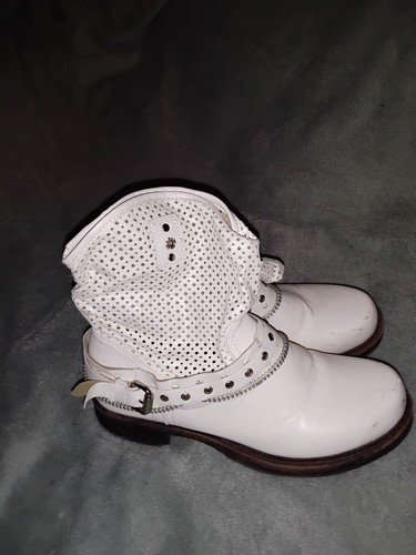 Bottines blanches mim taille - blanches,