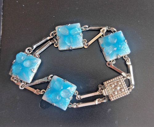 Enamel bijou ancien bracelet - bijou,