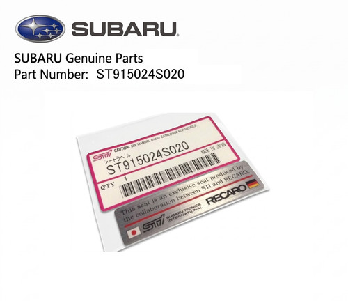 Subaru genuine impreza wrx - impreza, sti