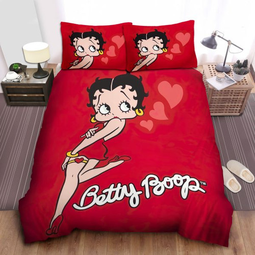 Betty boop red dress - red,