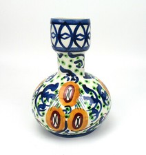 Vase céramique art déco faïences d'art moraves anciennes années 20 30 peint à la main