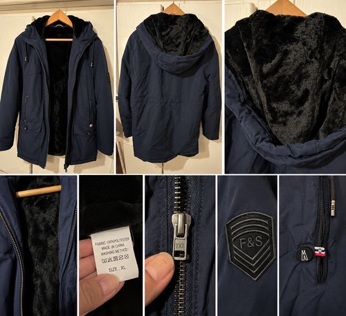 Parka homme bleu - bleu, marine