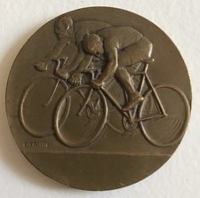 MEDAILLE EN BRONZE SIGNEE