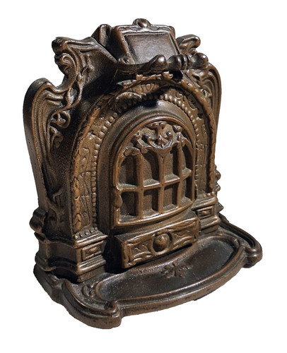 Encrier bronze poele godin - en,