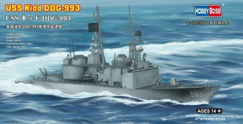 Uss kidd ddg 993 1250 - kidd, 1/1250