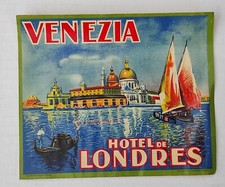 ETIQUETTE ANCIENNE HOTEL à