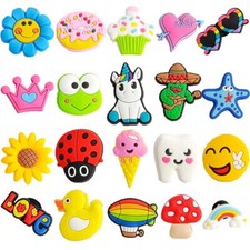 Pins pour Crocs - Lot 20 pièces - Pinceaux pour Sabots Sanitaires - Accessoir...