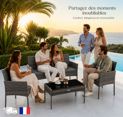 Ensemble salon jardin - salon, de