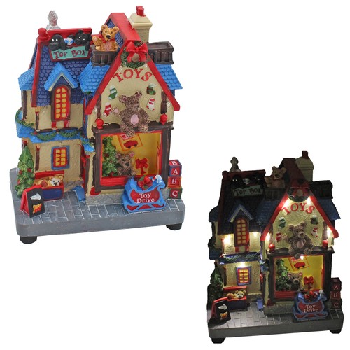 Noël allumer village magasin - allumer,