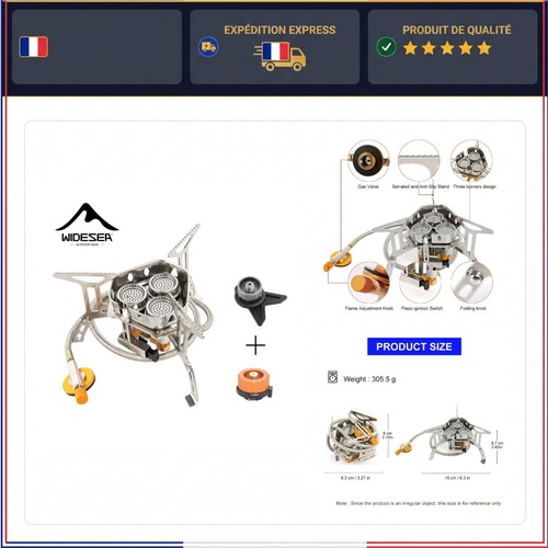 Réchaud camping gaz - camping, grande