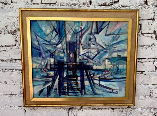 Rare huile sur toile - rare,