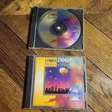 Vintage Corel Draw 4 The Best in Graphics and more 2 Discs PC CD-ROM