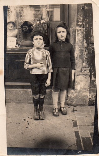 Bm057 carte photo - carte, vintage