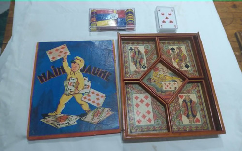 Ancien jeux nains bois - ancien, en