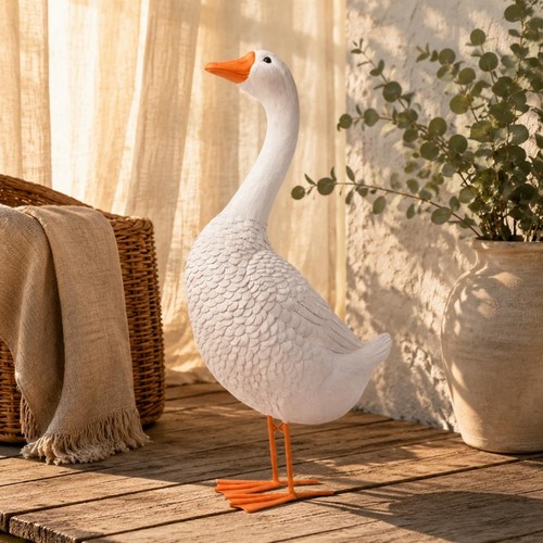 Oie blanche grand - oie,