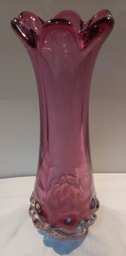 Grand vase lourd - , améthyste
