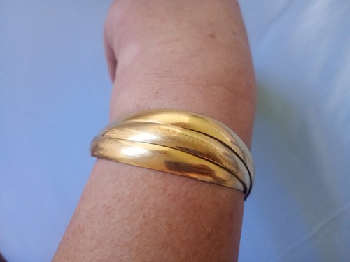 Bracelet jonc large - , ouvert