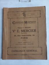MERCIER 1923 old catalog illustrated counter Merprima various house items