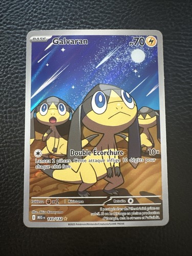 Carte pokémon galvaran - carte,