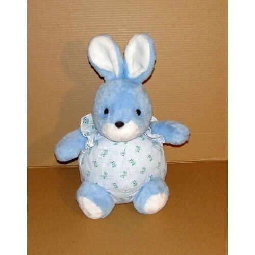 Doudou lapin boule ajena - doudou, bleu