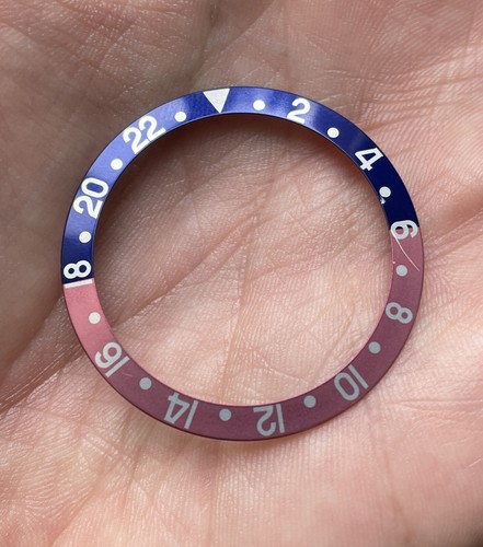 Rolex insert bezel faded pepsi - insert,