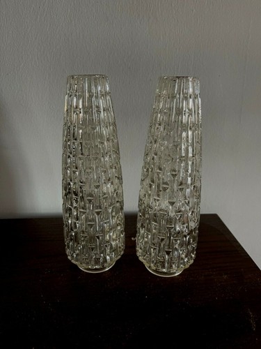 Globes verre epais art deco - verre,
