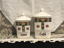 Duo de pots à épices art