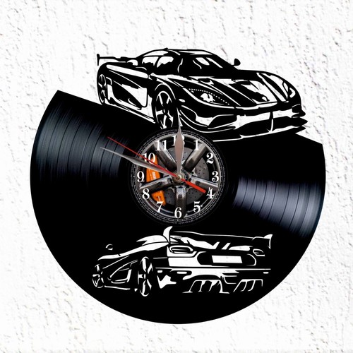 Horloge murale disque - , vinyle
