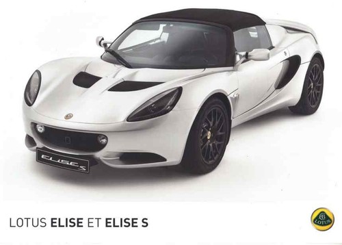 Catalogue brochure lotus elise - brochure,