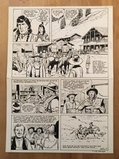 Kline - Loup Noir (PIF) - Planche Originale signée - TBE