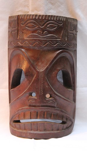 Masque iles marquises tiki - marquises,