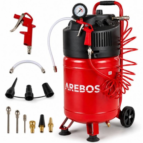 Arebos compresseur air 30l - arebos,