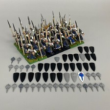 28 Haut Elfe Spearmen Elfes Warhammer Fantasy The Old le Monde Unité Command Wfb