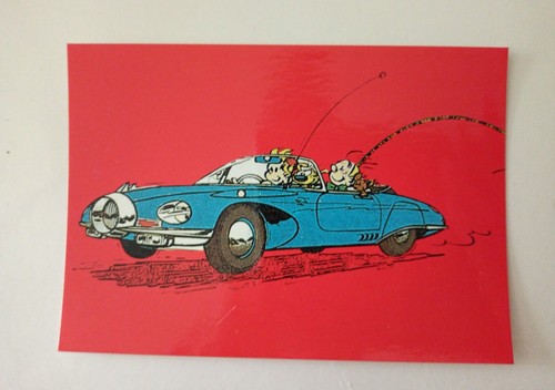Carte postale spirou - spirou, et