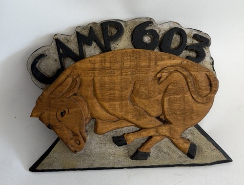 Vintage wood boy scout - boy,