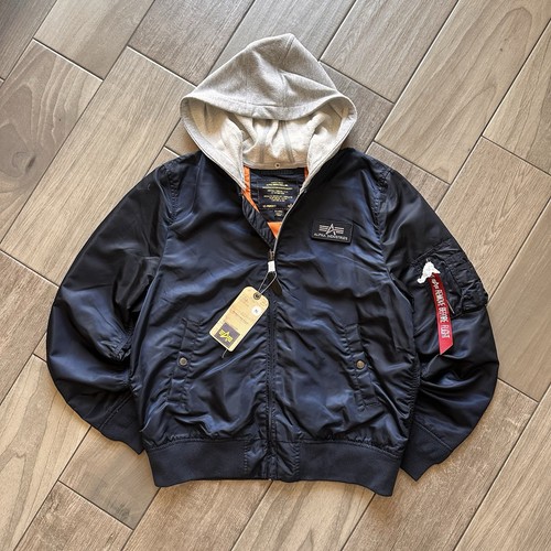 Alpha industries hooded - alpha, l-2b
