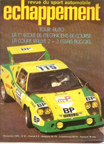 Echappement 1973 tour auto - echappement, 61