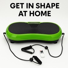 Plaque Vibrante Appareils Heimtraining 200W – 99 Niveaux – Incl. Extenseur