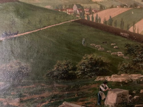Peinture huile sur toile - huile,
