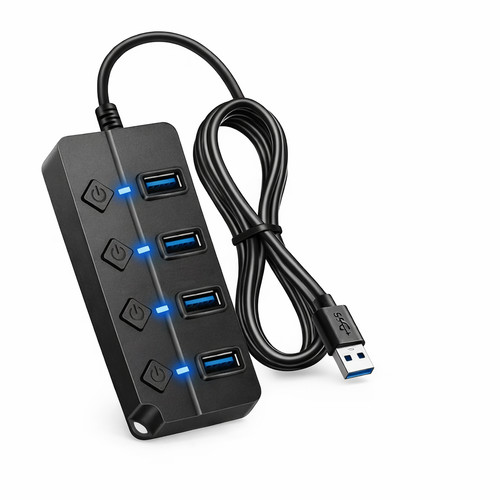 Hub usb 4 ports avec - hub, 3.0