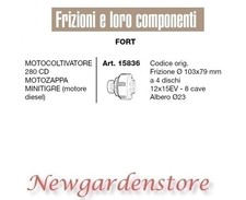 Embrayage 103x79 Motoculteur