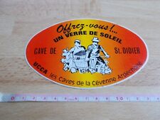 Wine sticker - CAVE DE ST DIDIER - LES CAVES DE LA CÉVENNE ARDECHOISE
