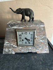 Pendule Art Deco En Mabre