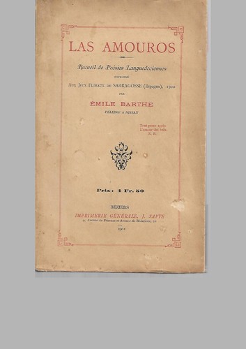 Las amouros poesies emile - las,
