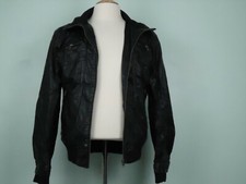 Chicoree Outerwear Women’s Full Zip Motorcycle Jacket Black Size M Medium