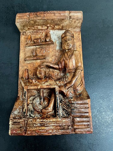Bas relief bois art - en, .