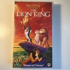 The Lion King VHS Video Tape Walt Disney Classics Video Cassette