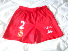 Short football ancien porté   AS MONACO  N° 2  1998-1999 ?? no maillot