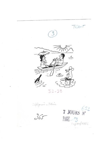 Lot dix dessins originaux - dix,