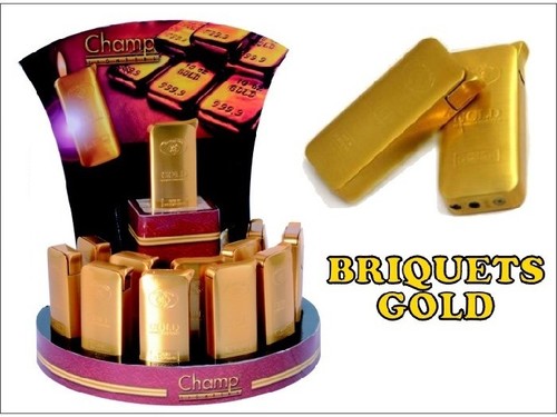 Gold bar lighter gas champ - lighter,